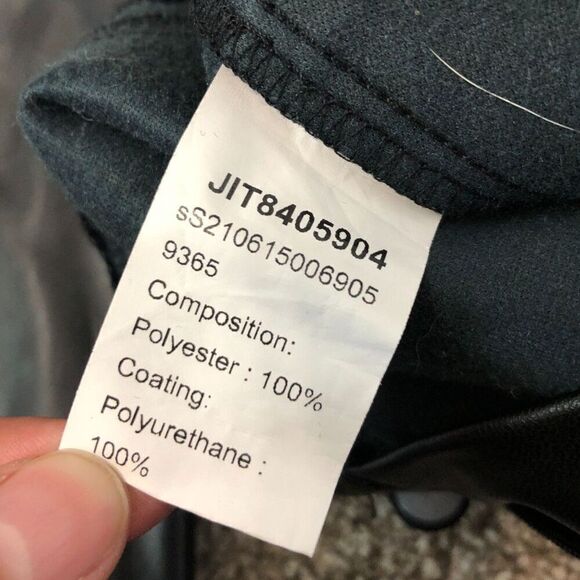 SHEIN Women's Faux Leather Pants High Rise Wide Size MP Black - Picture 9 of 12